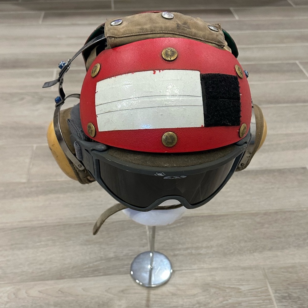 VTG 70’s Reno Air Races Crew “CPL RENO AVI” Aviation Helmet W/ Goggles